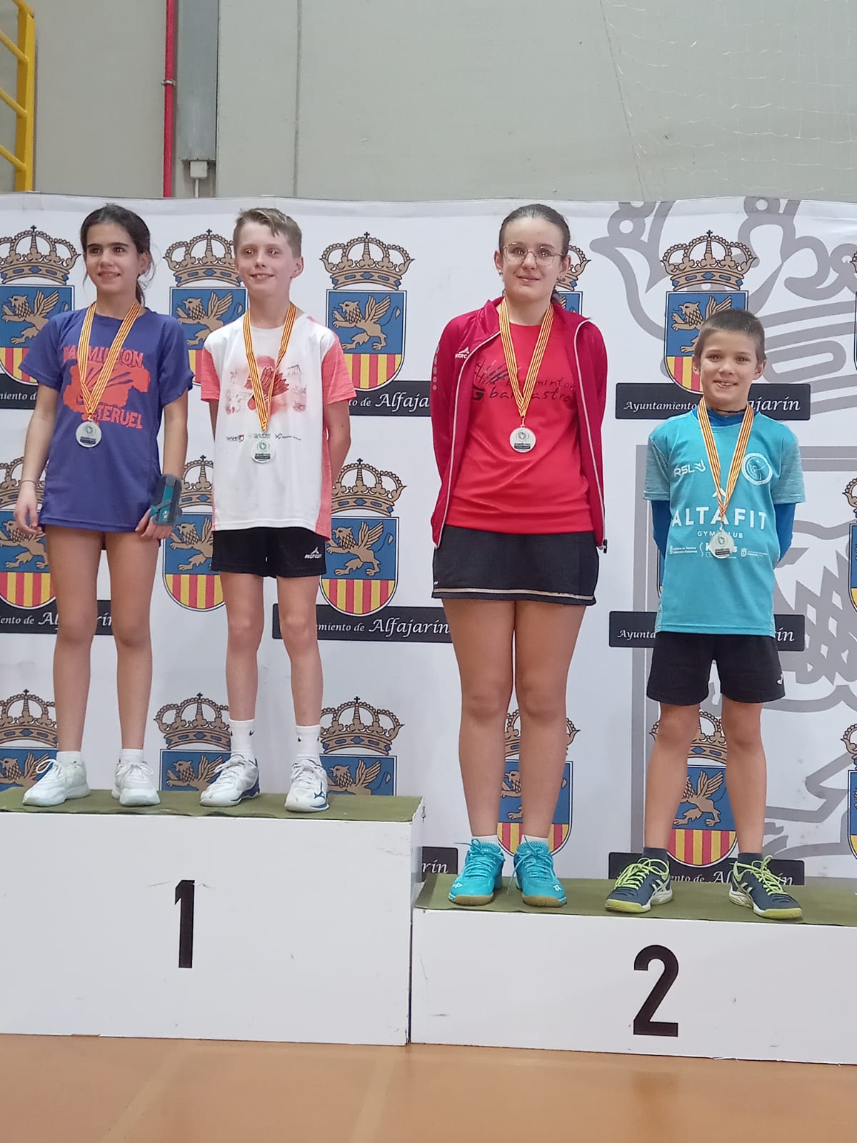 Podios en el TOP TTR Alfajarín Sub11, Sub13, Sub15, Sub17 y Sub19